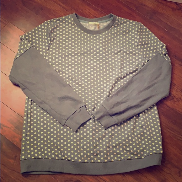Contrast Polka Dot Pullover - Picture 2 of 2